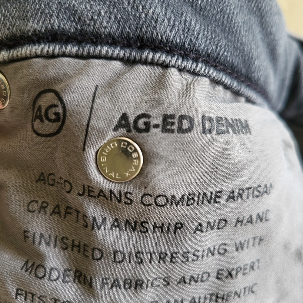 Ag Adriano Goldschmied Gray Skinny Jeans with Stretch - Picture 7 of 12